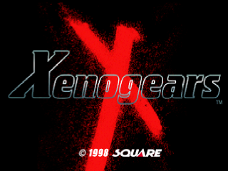 Xenogears Fei Fong Wong Square Millennium Collection title screen for Playstation